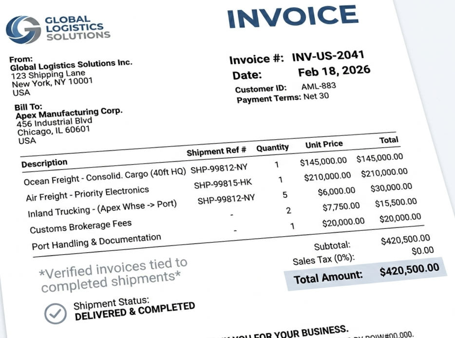 INV-US-2041 invoice sample